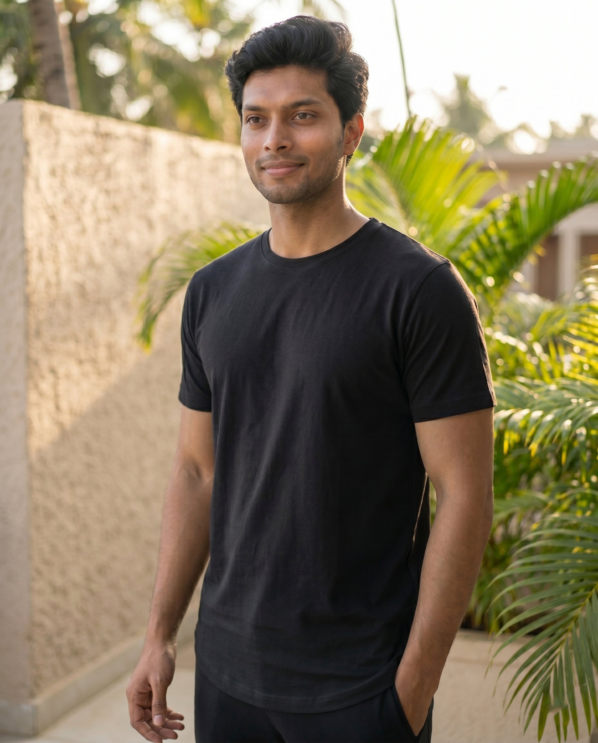Cosmo Bamboo T-Shirt (True black)