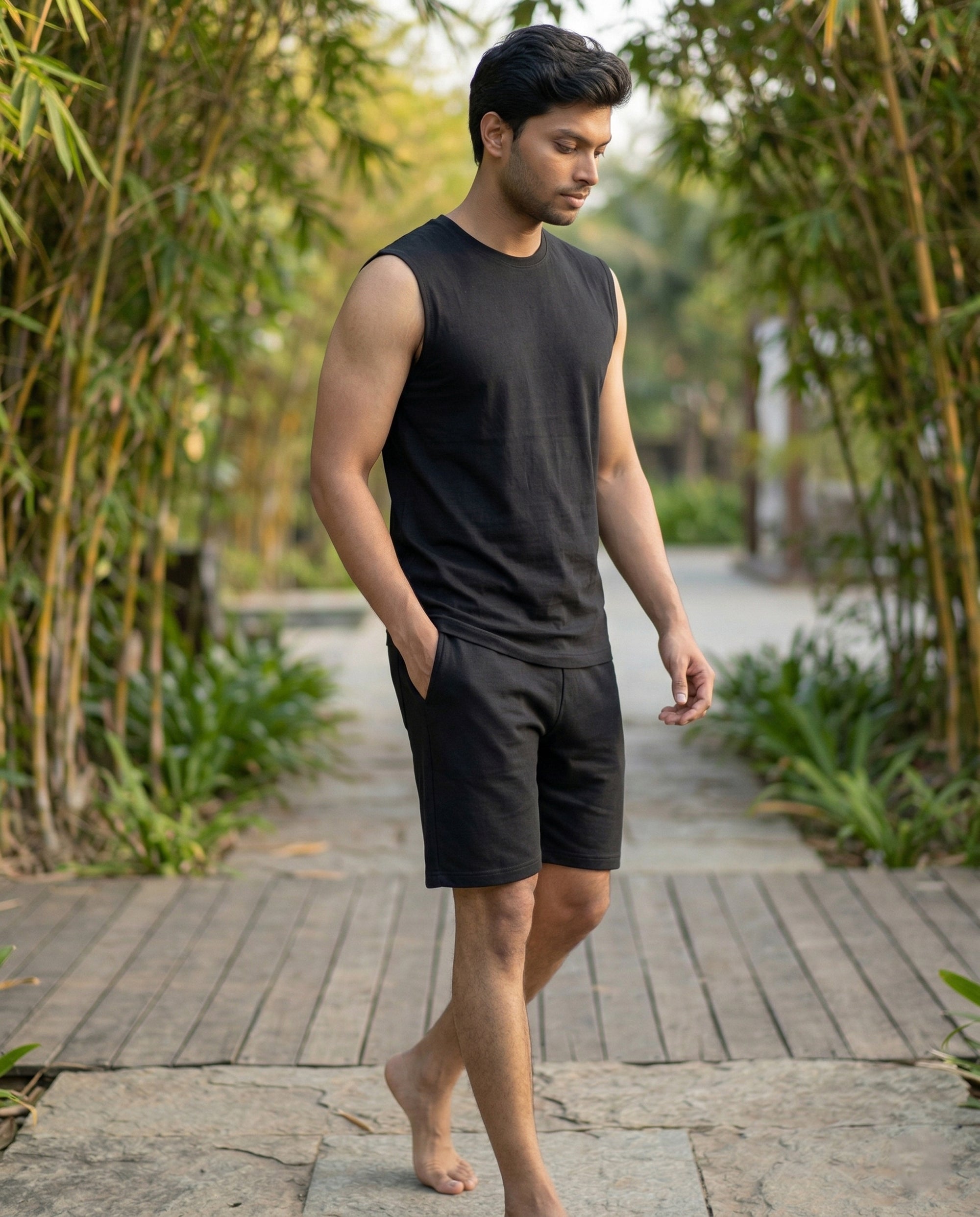 AirKnit Bamboo Tee (True black)