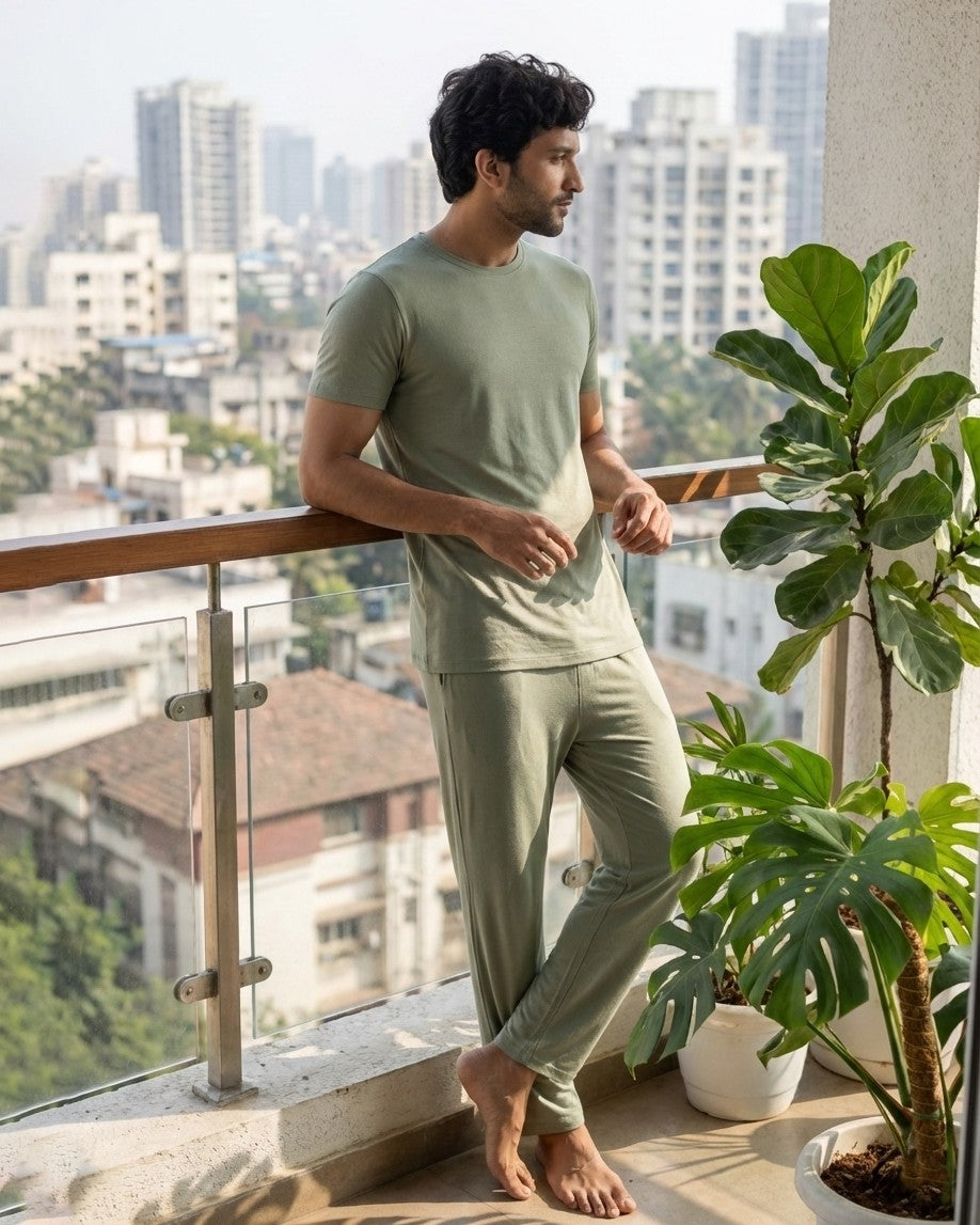 Cosmo T-Shirt + Pant (Laurel Green)
