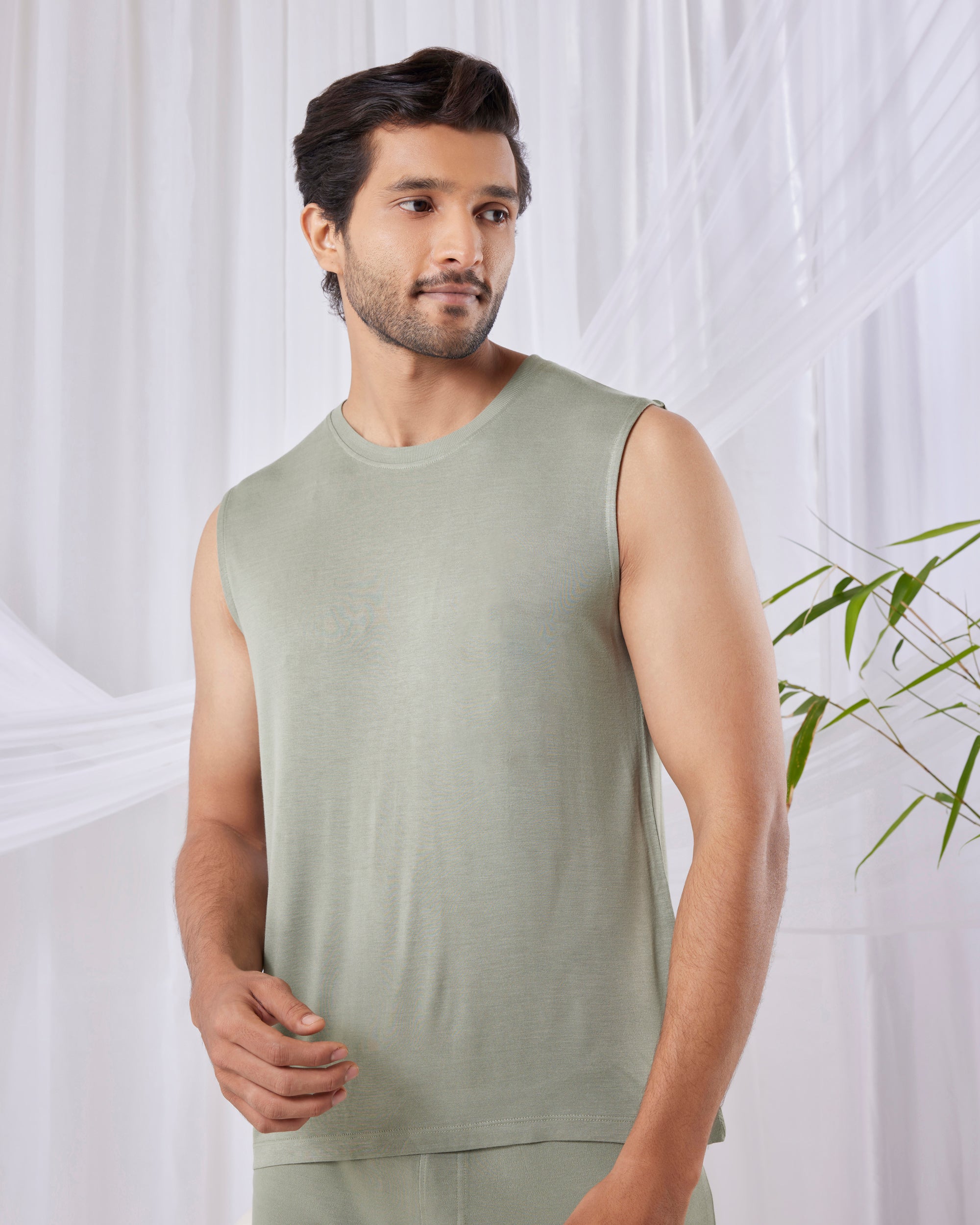 AirKnit Bamboo Tee (Laurel Green)