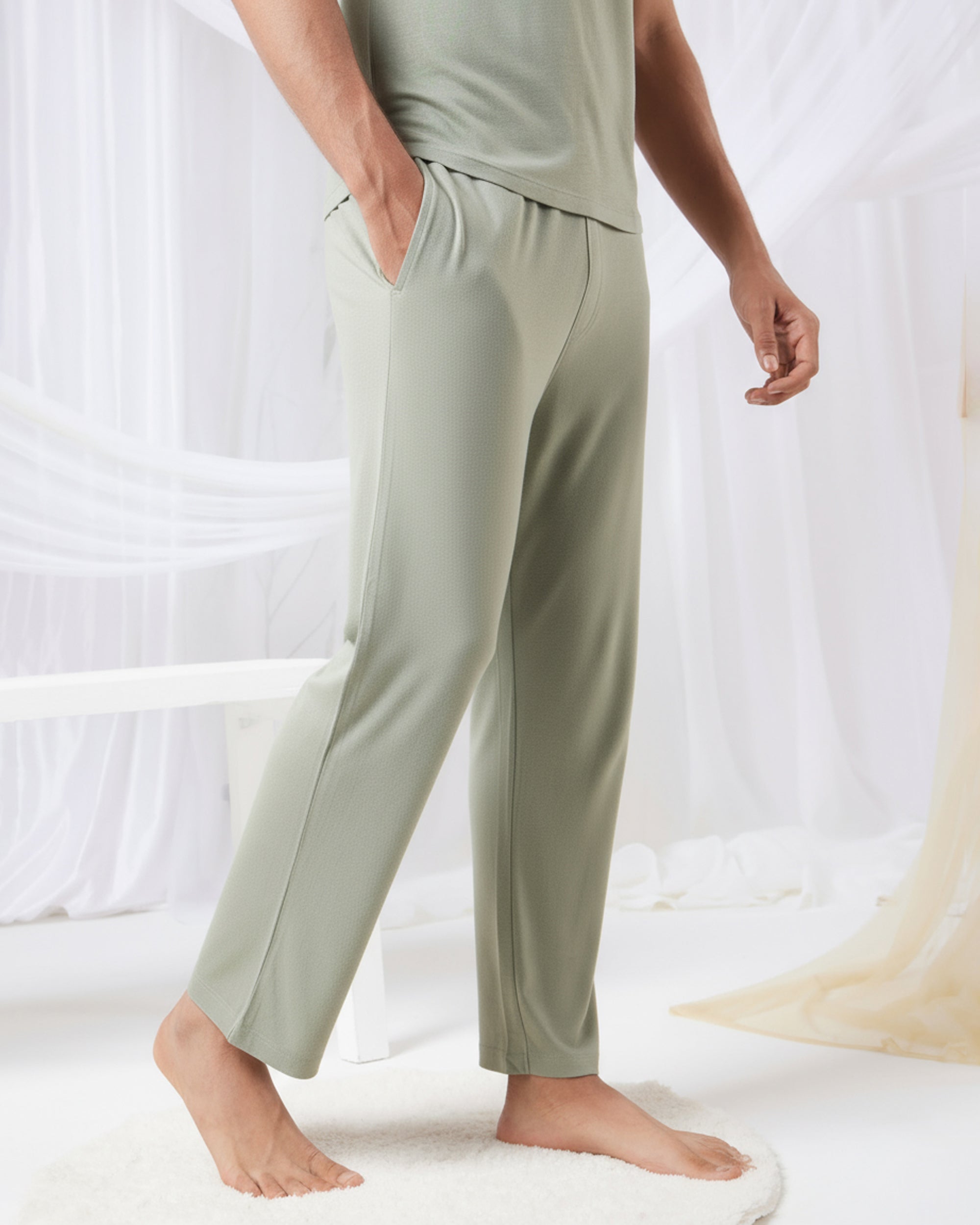 AirKnit Tee + Pant (Laurel Green)