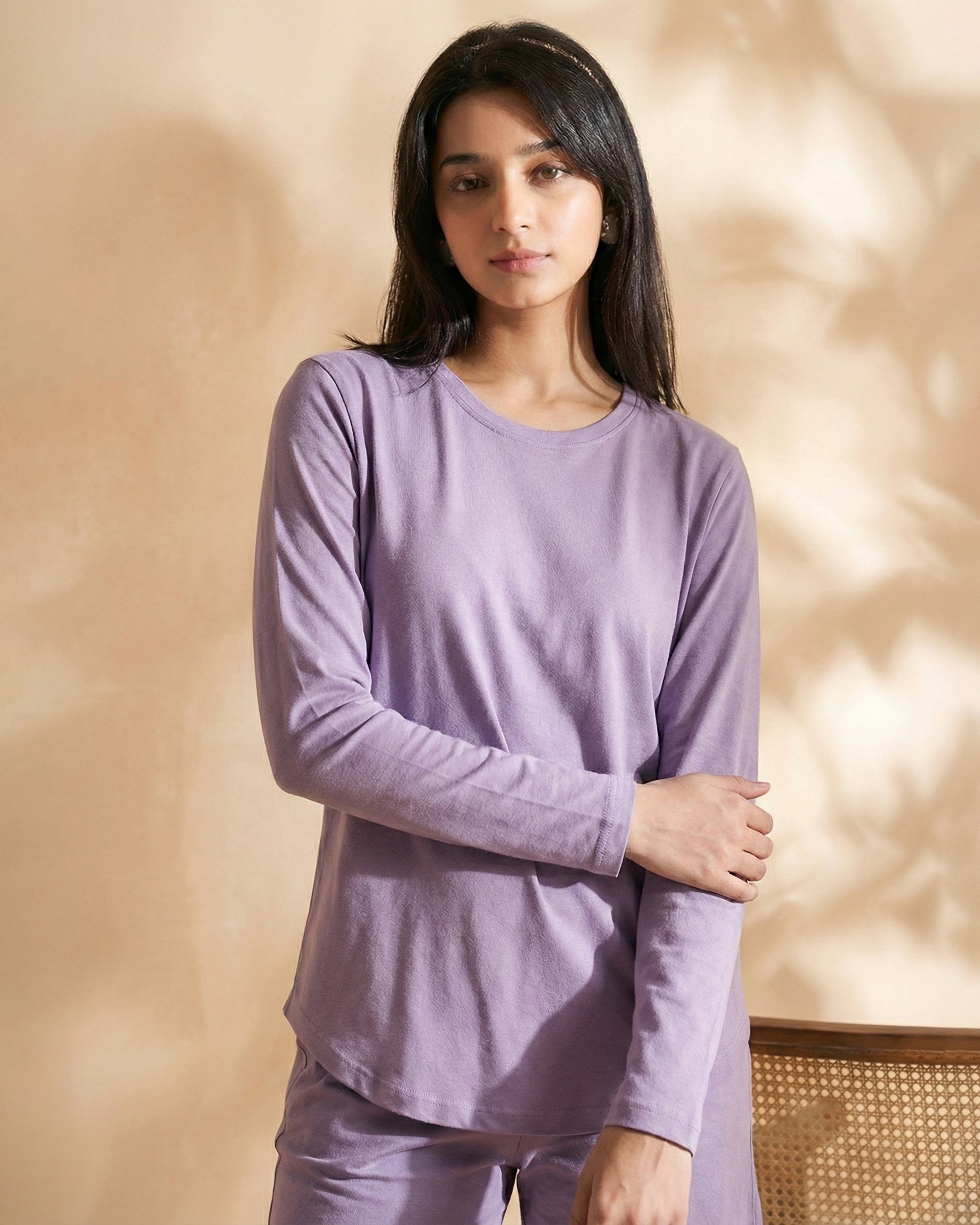 Estelle T-Shirt + Pant (Lavender)