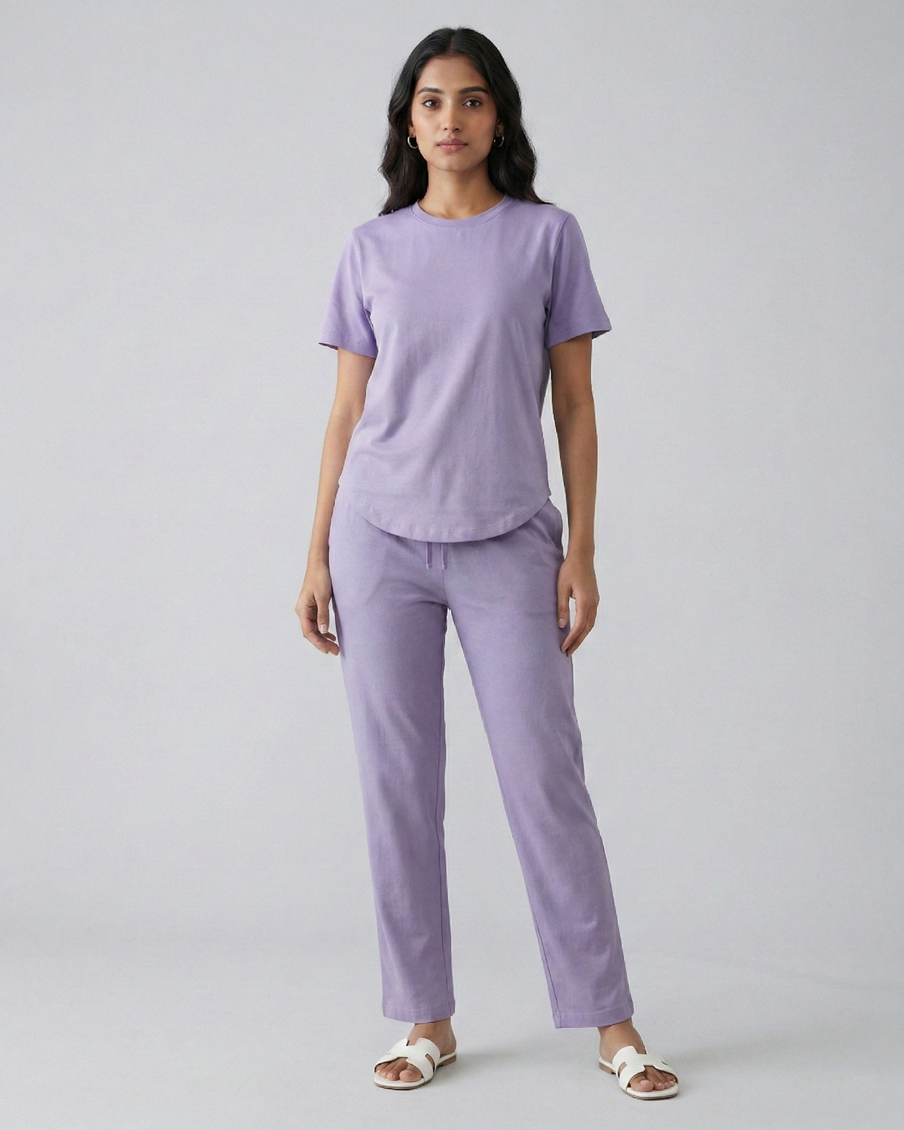 Celine T-Shirt + Pant (Lavender)