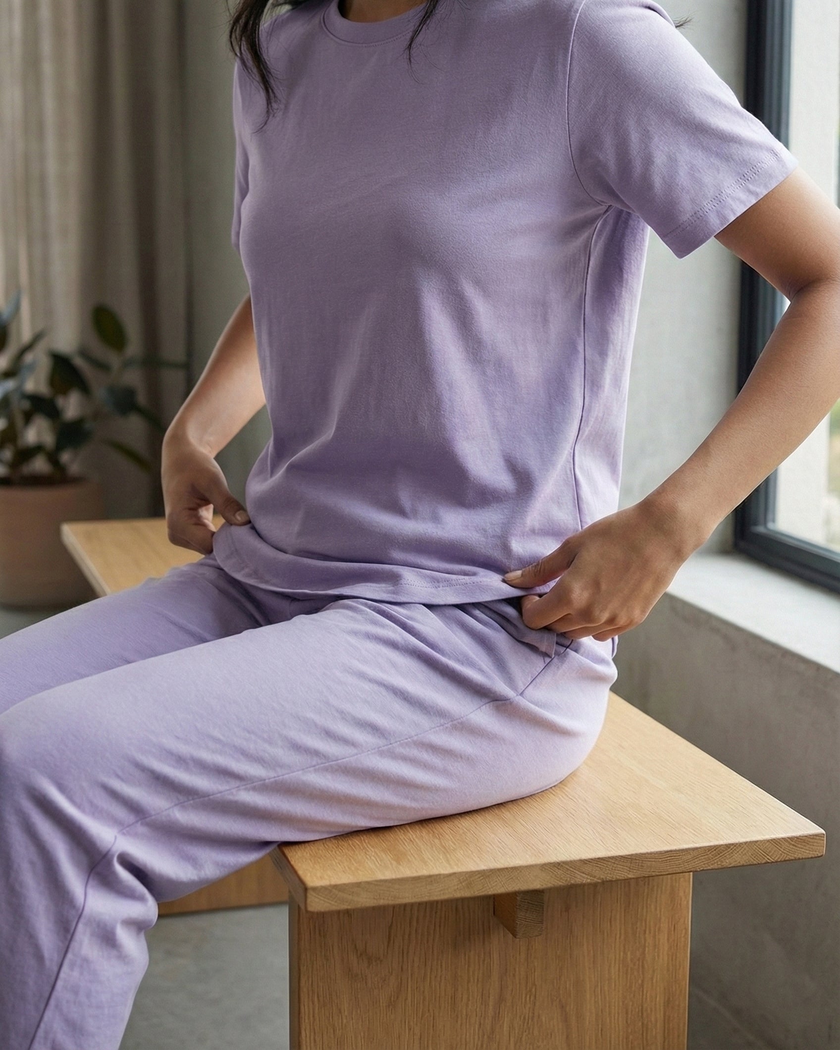 Pearle Bamboo Pant (Lavender)