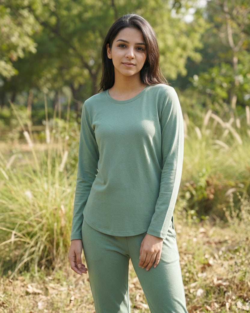 Estelle Bamboo Tee (Mint Green)