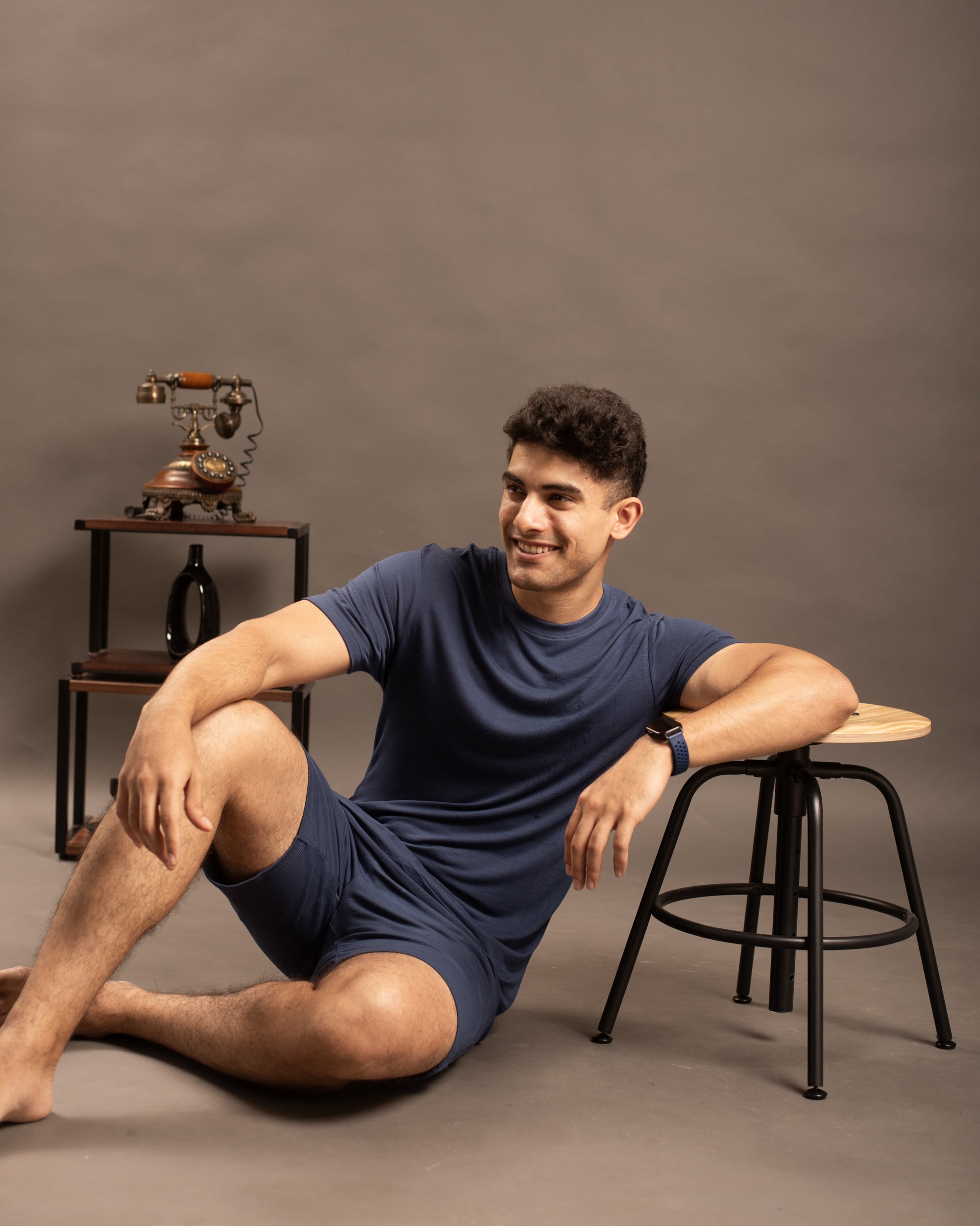 Cosmo T-Shirt + Shorts (Navy Blue)