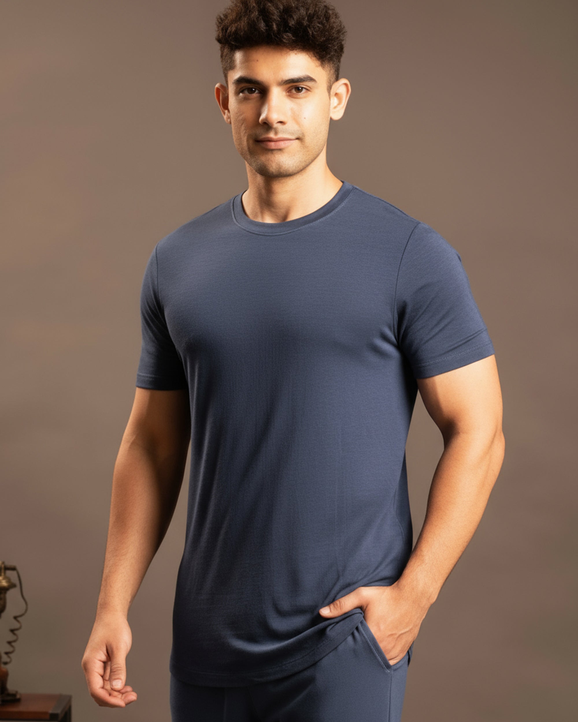 Cosmo Bamboo T-Shirt (Navy Blue)