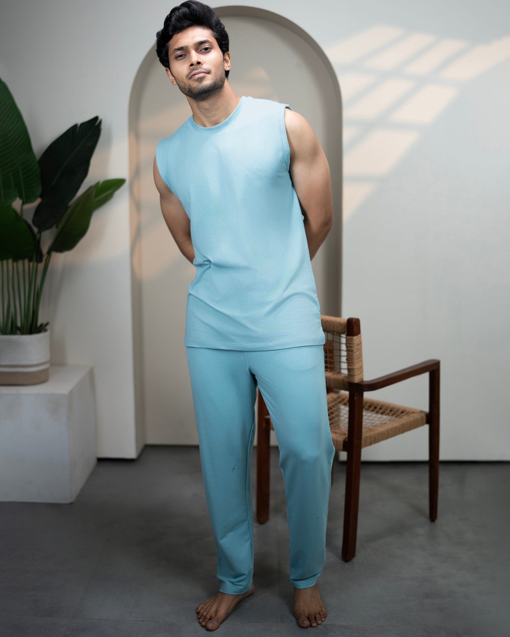 AirKnit Bamboo Tee (Nile Blue)