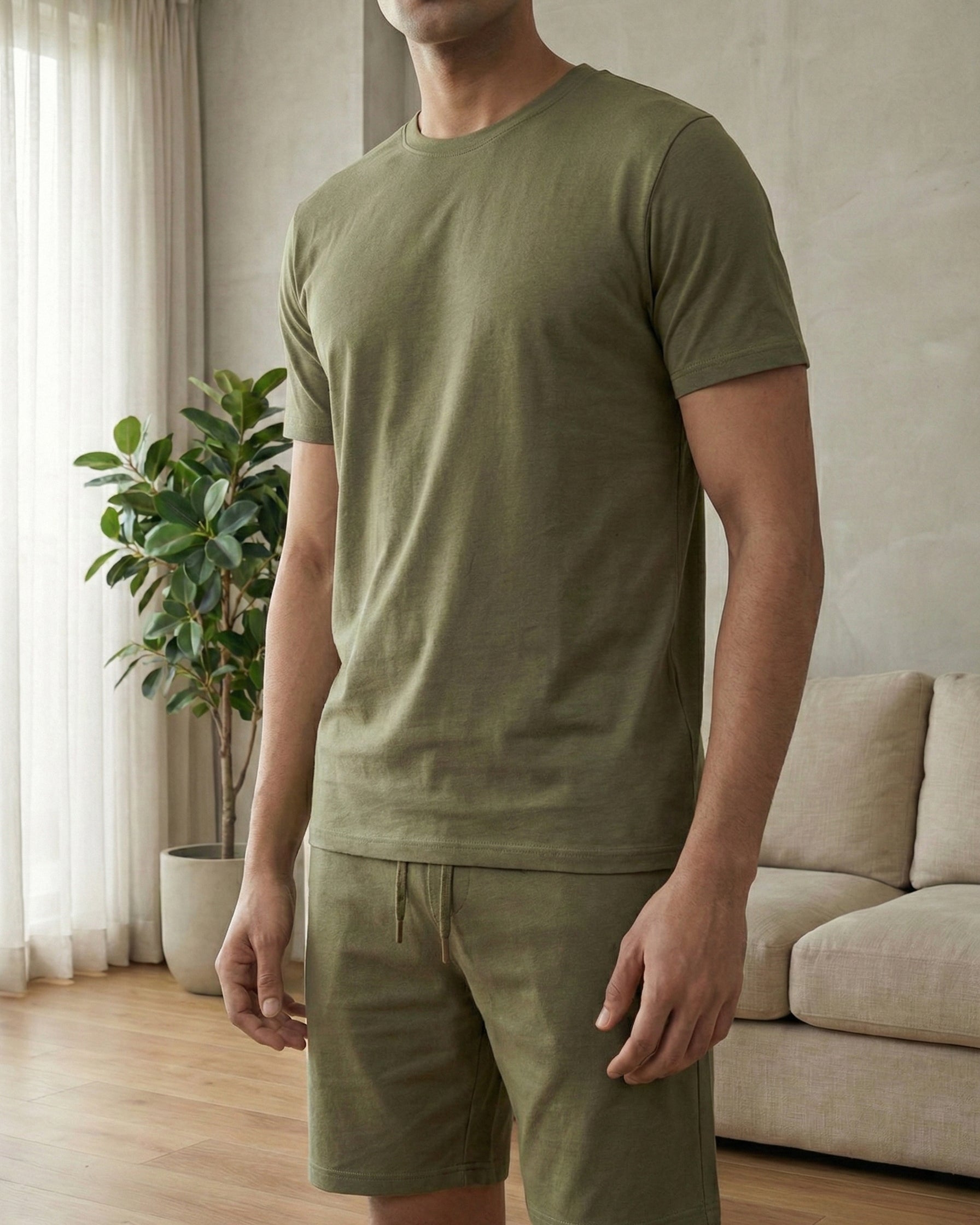 Cosmo Bamboo T-Shirt (Olive Green)