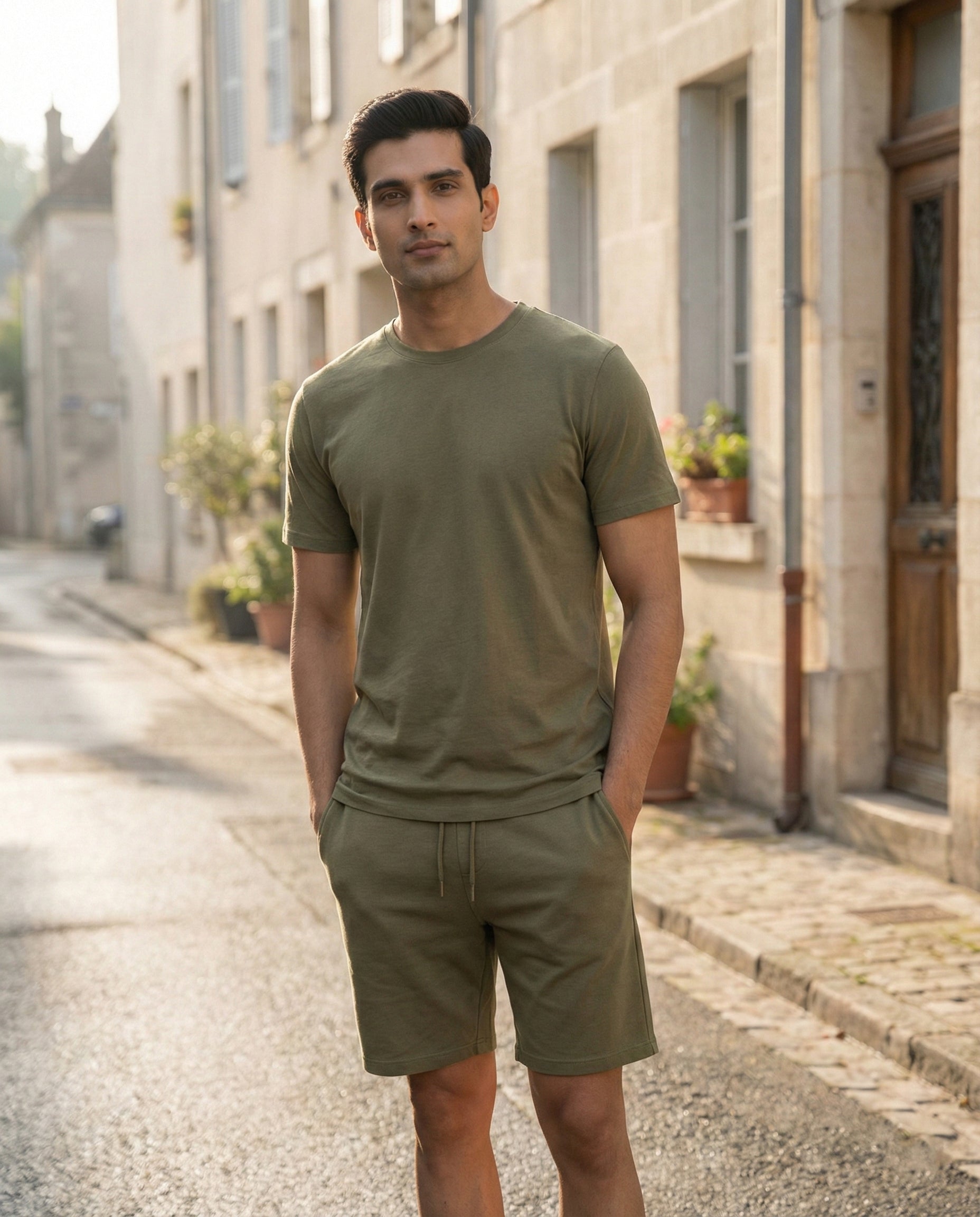 Cosmo Bamboo T-Shirt (Olive Green)