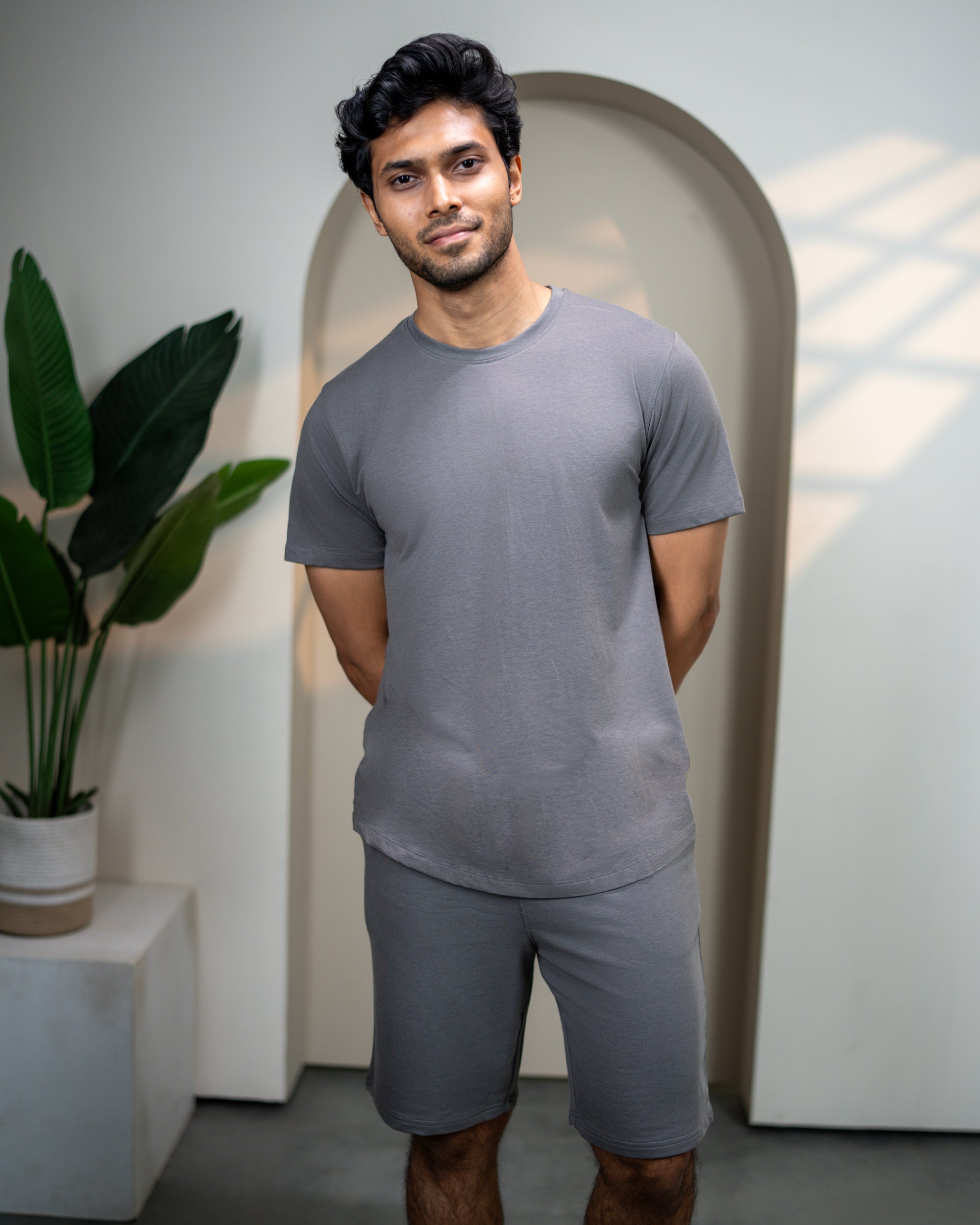 Cosmo Bamboo T-shirt (Stone Grey)