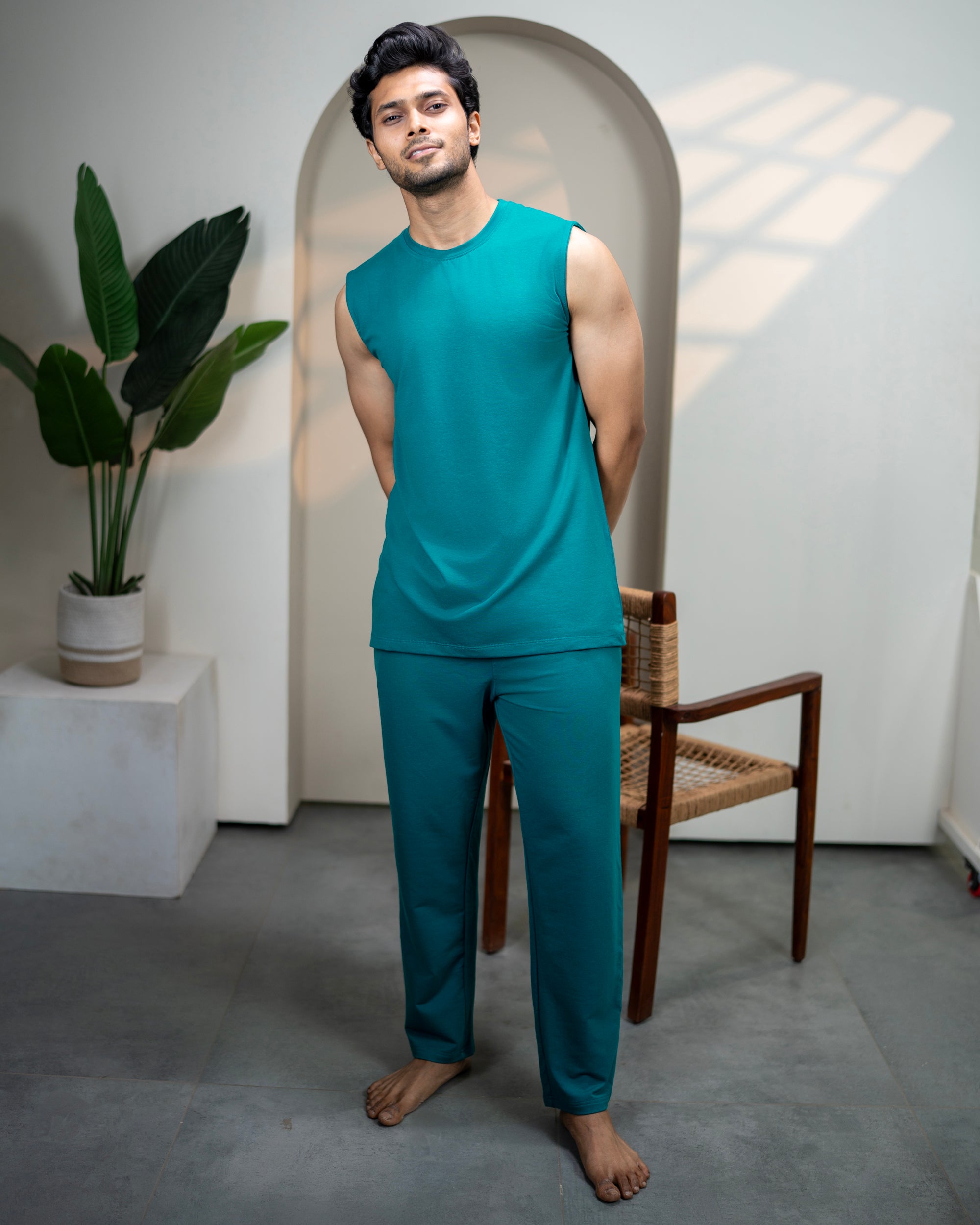 AirKnit Bamboo Tee (Teal Green)