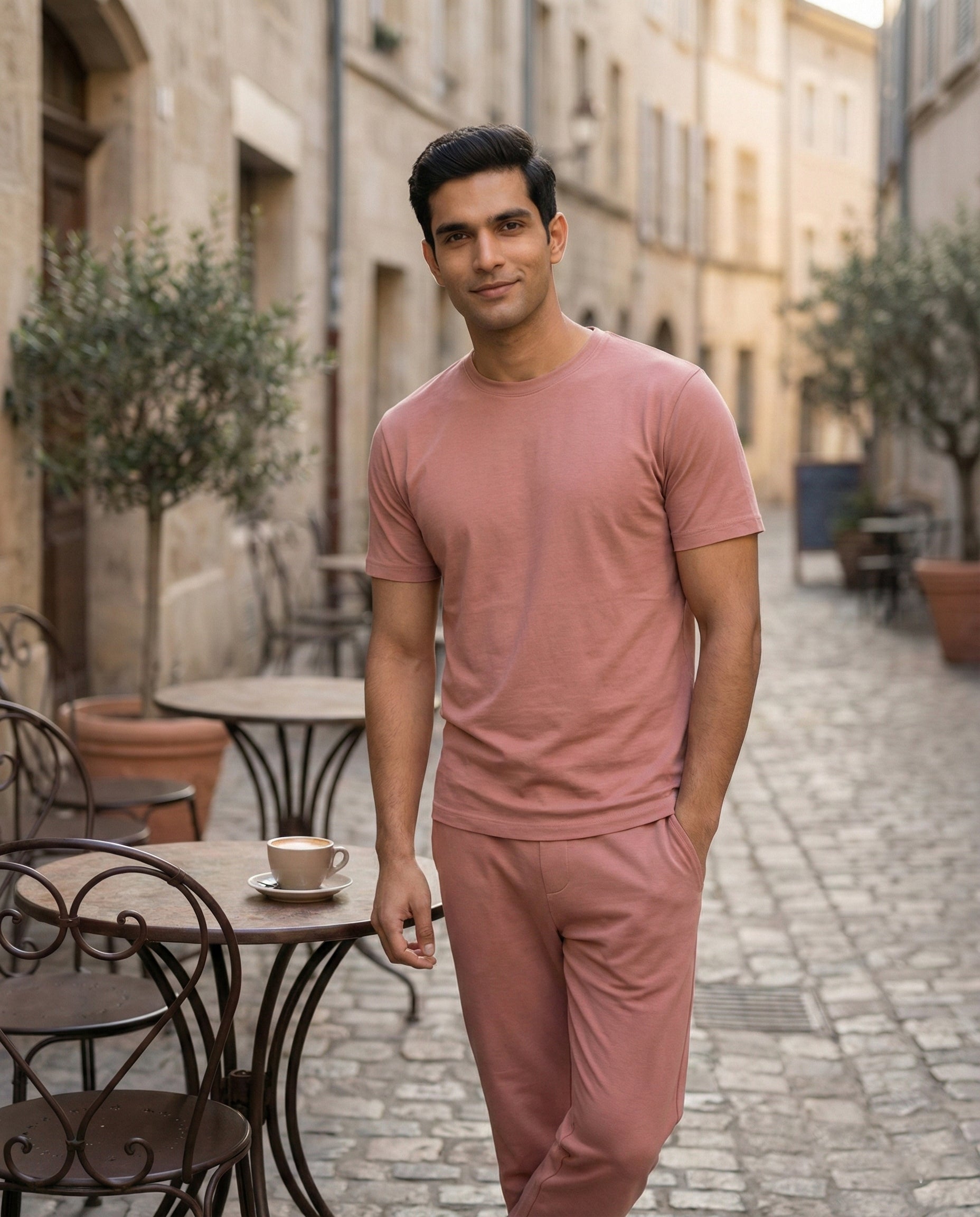 Cosmo T-Shirt + Shorts (Terracotta)