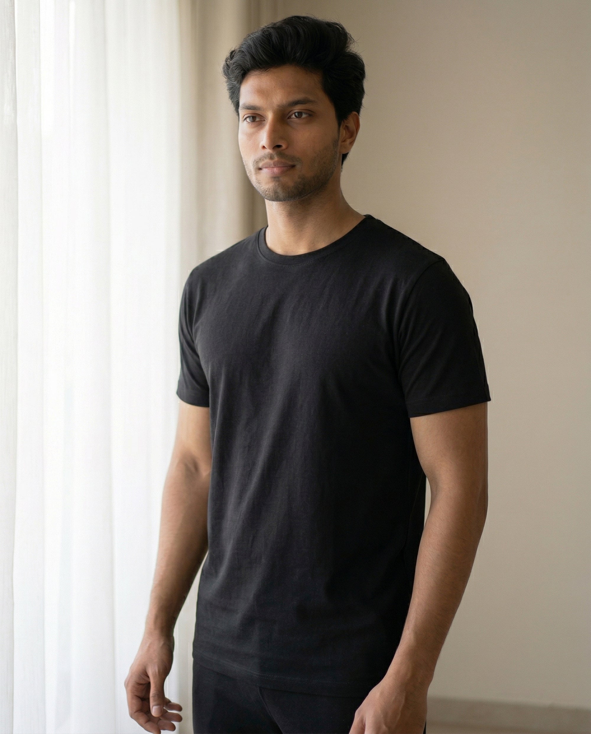 Cosmo Bamboo T-Shirt  (True black)