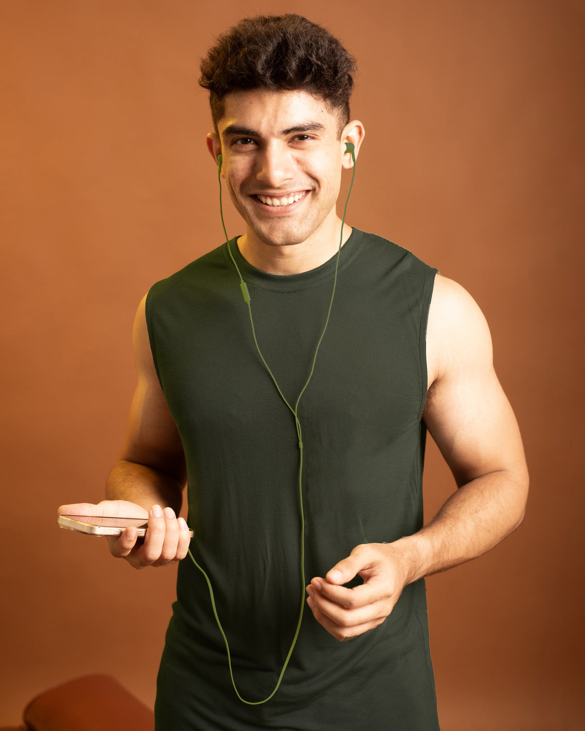 AirKnit Tee + Shorts  (Dark Green)
