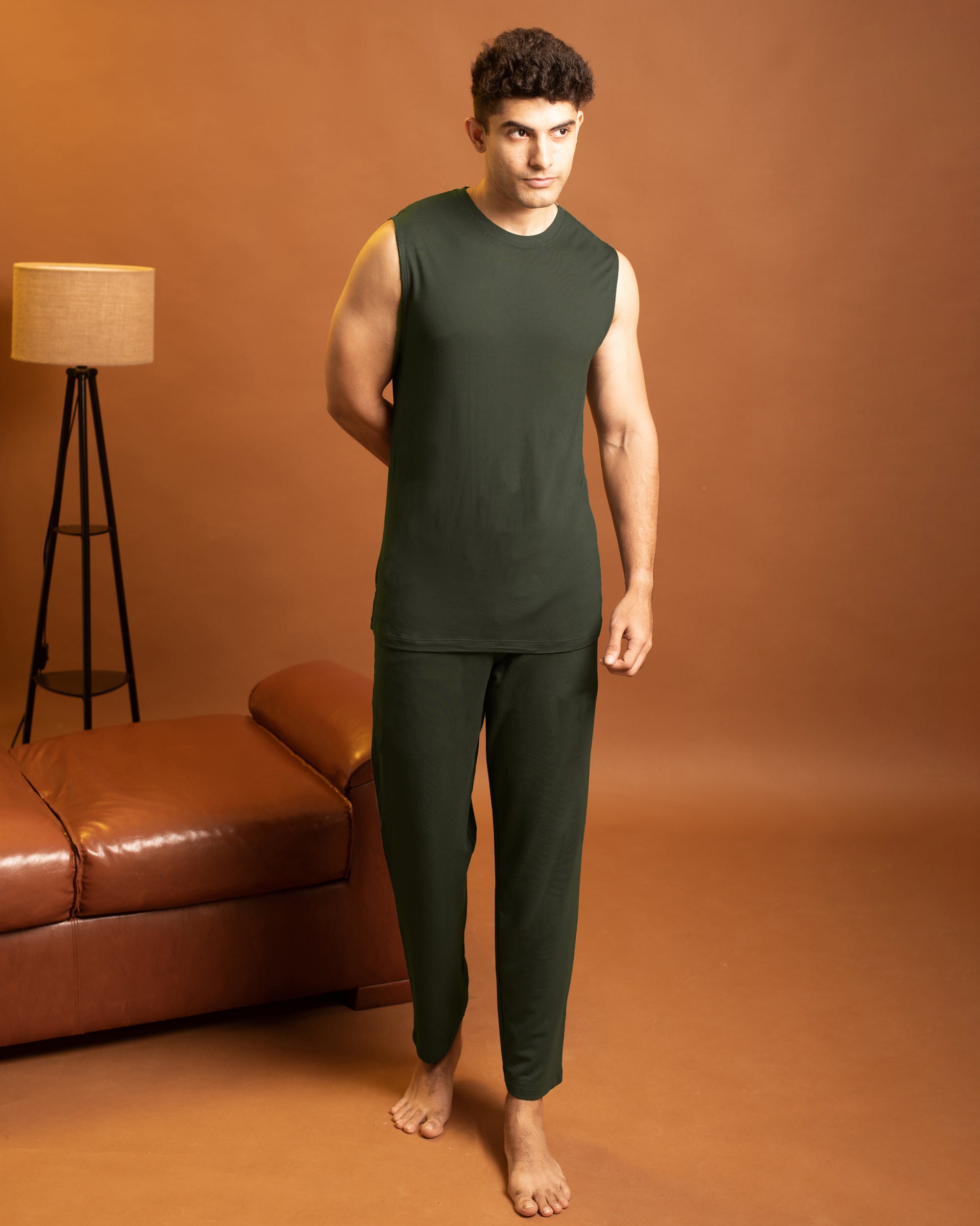 AirKnit Bamboo Tee  (Dark Green)