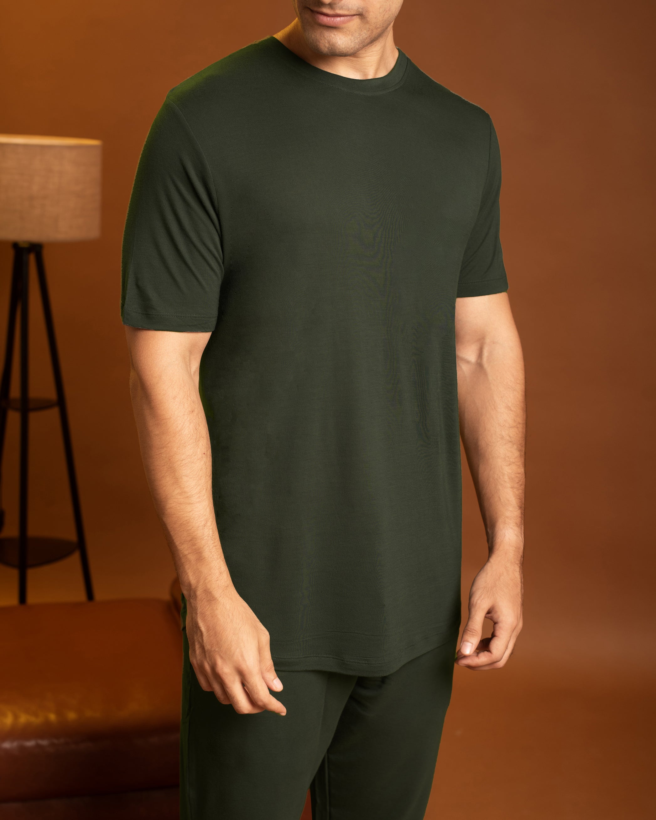 Cosmo Bamboo T-Shirt  (Dark Green)