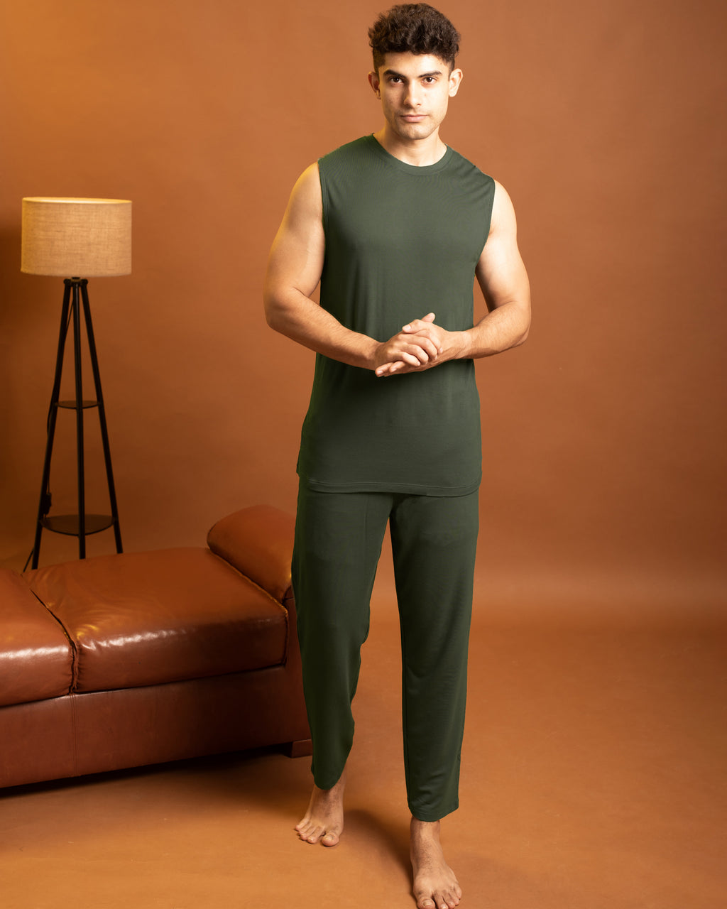 AirKnit Bamboo Tee  (Dark Green)