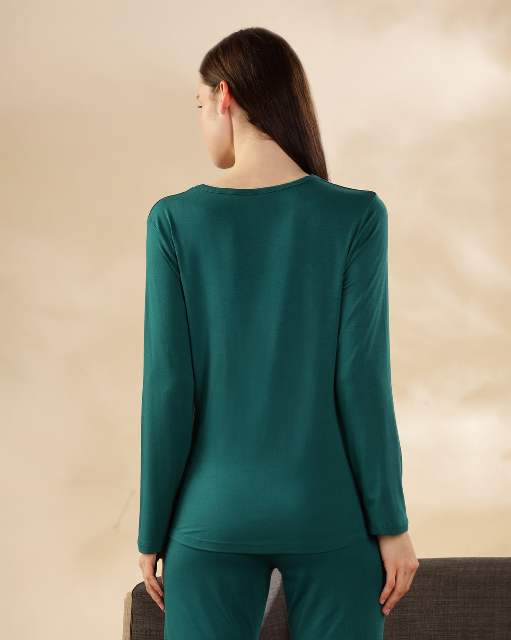Estelle Bamboo Tee  (Forest Green)