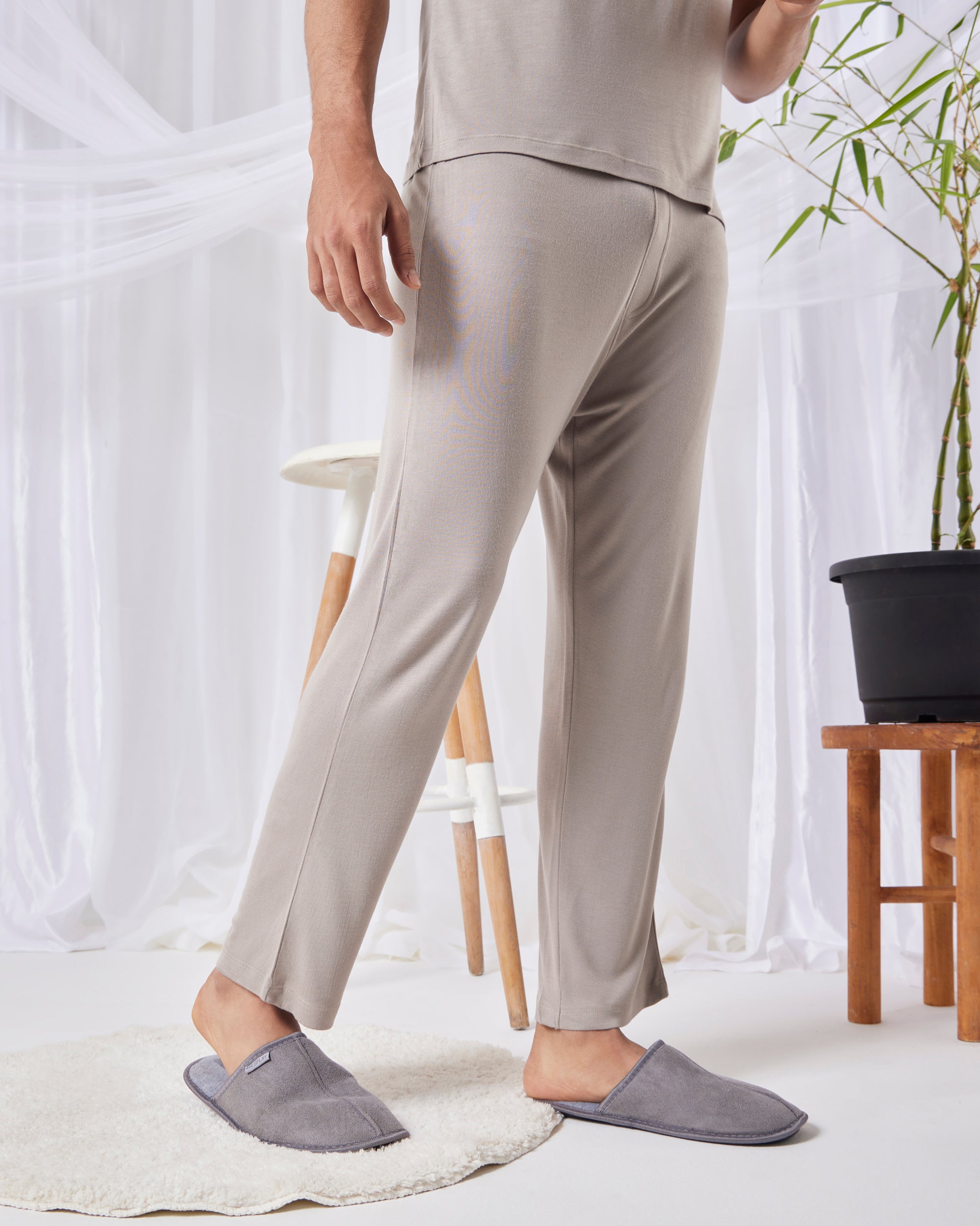 AirKnit Tee + Pant  (Grey Mocha)