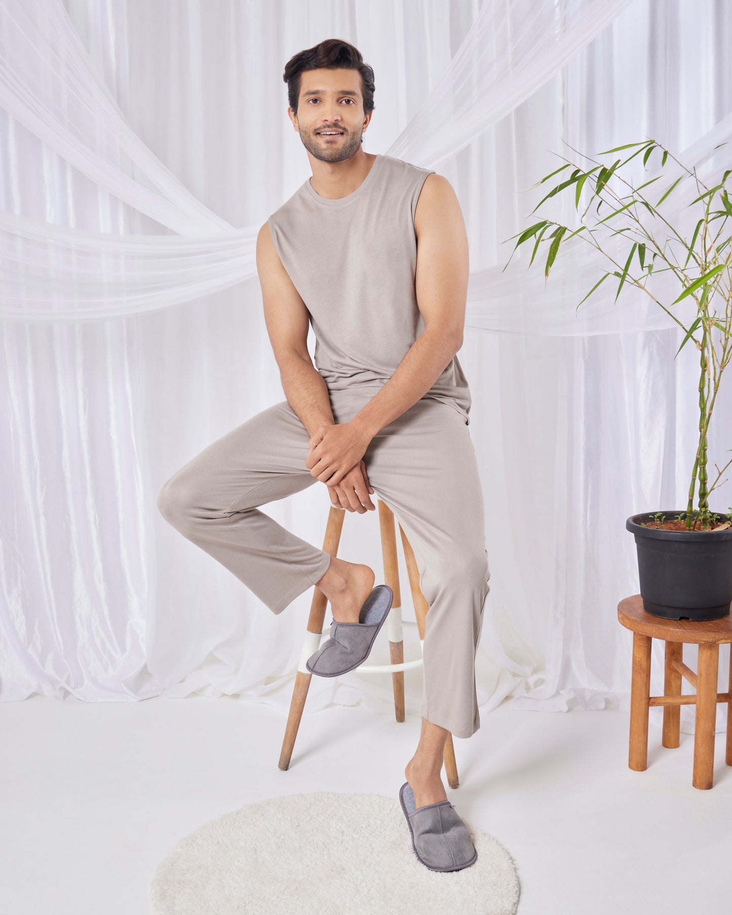 AirKnit Bamboo Tee  (Grey Mocha)