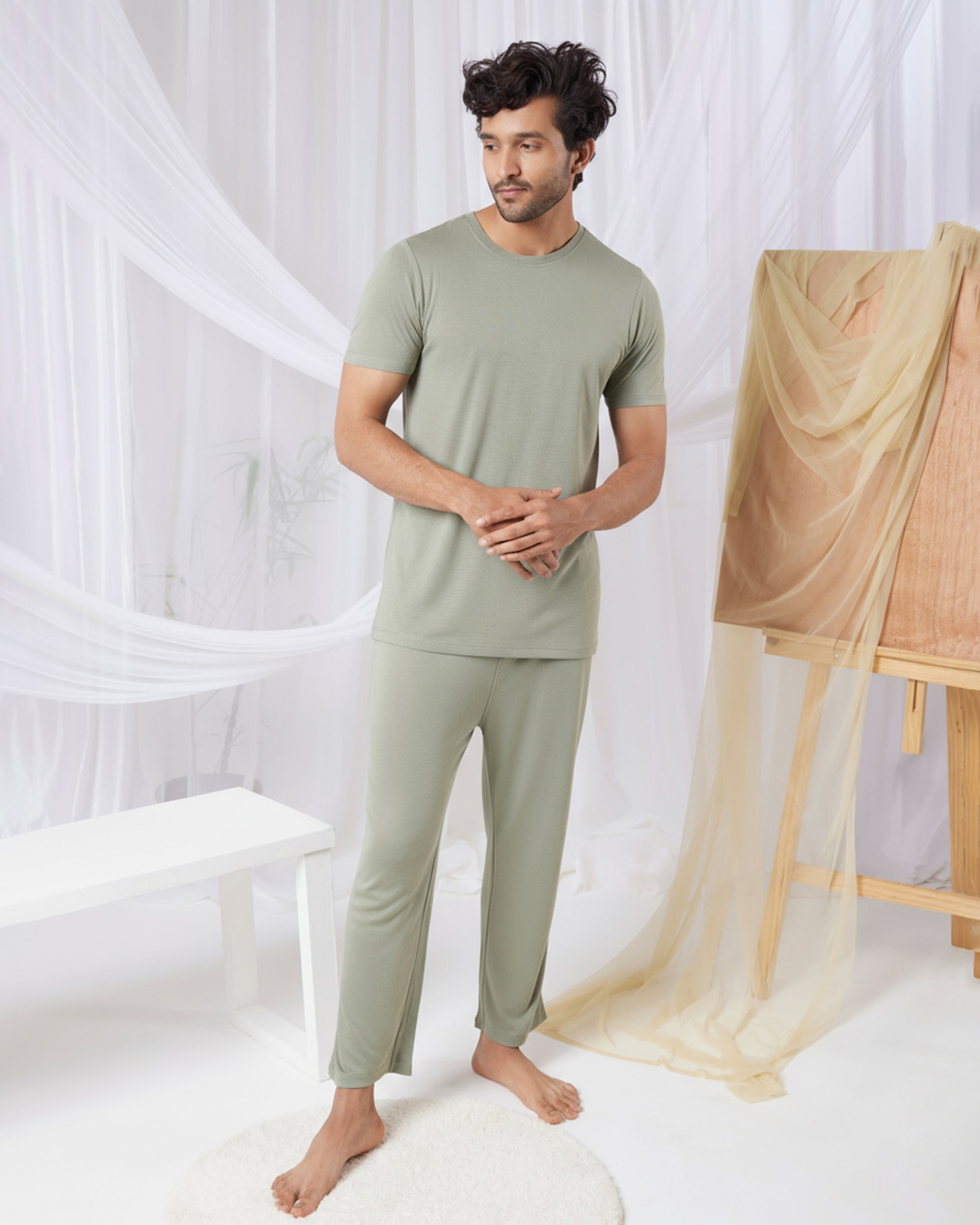 Cosmo T-Shirt + Pant  (Laurel Green)