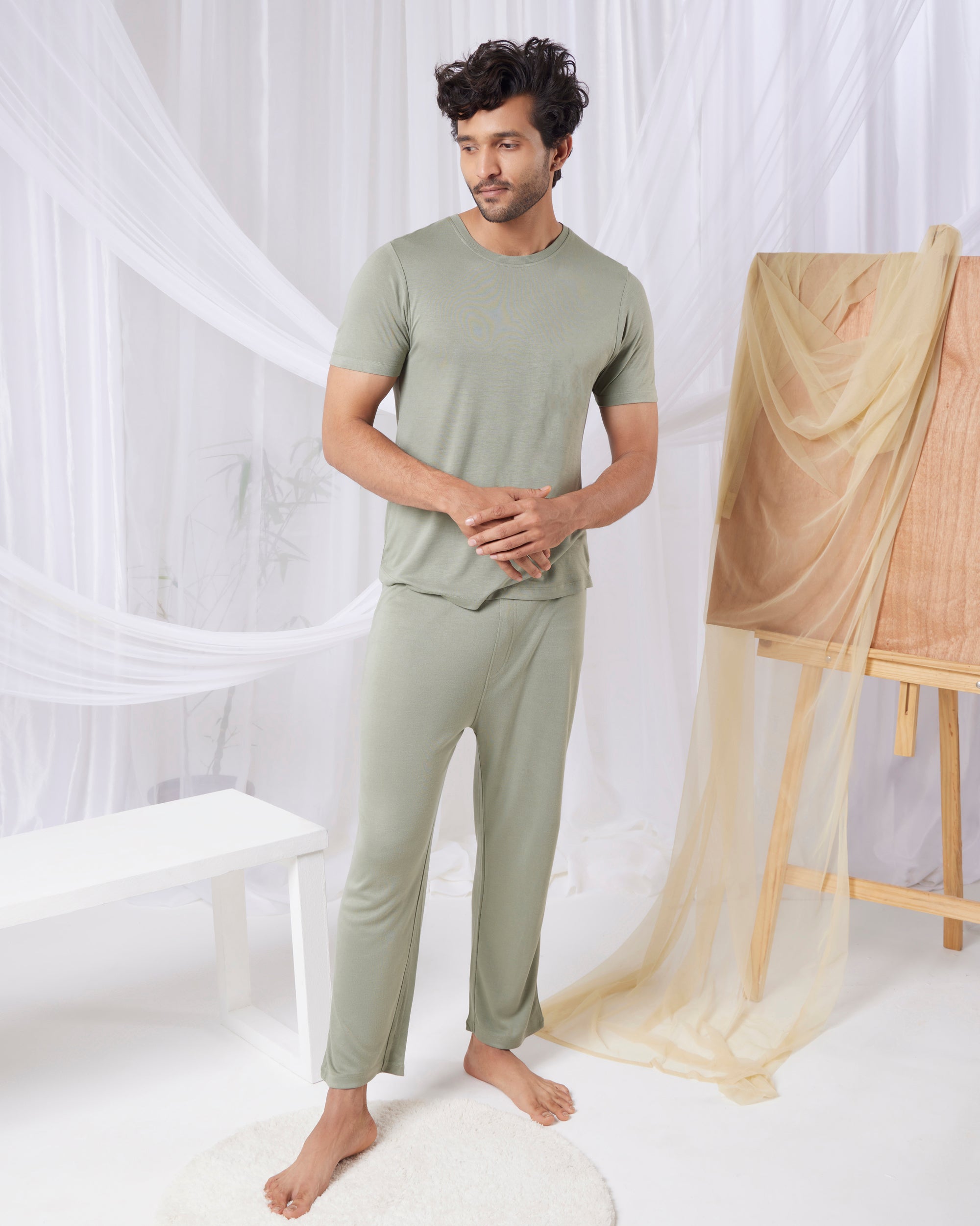 Urbanite Bamboo Pant  (Laurel Green)
