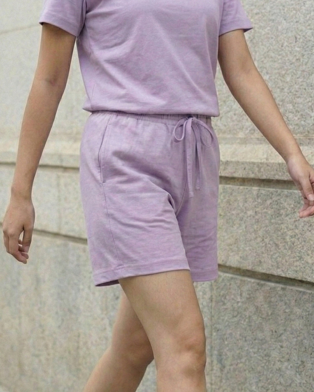 Nesta Bamboo Shorts  (Lavender)