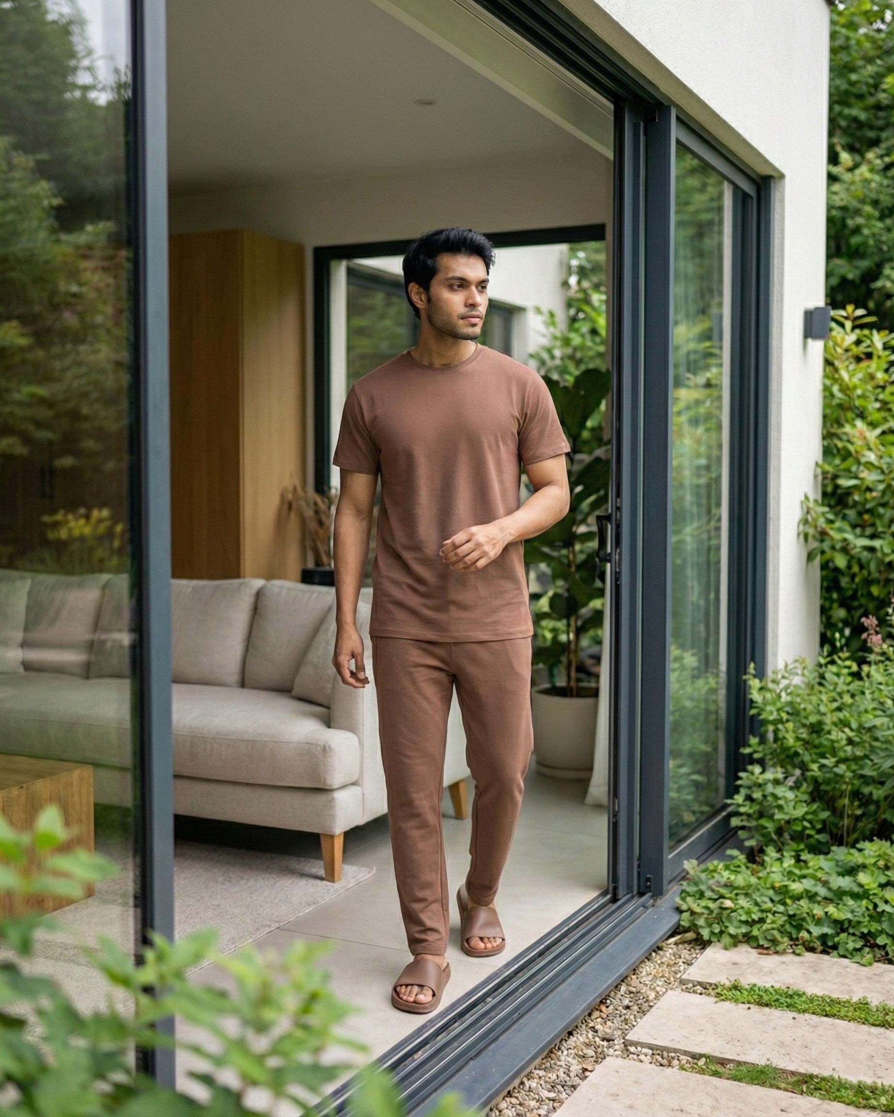 Cosmo T-Shirt + Pant  (Mystic Brown)