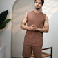 AirKnit Bamboo Tee  (Mystic Brown)