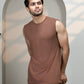 AirKnit Bamboo Tee  (Mystic Brown)
