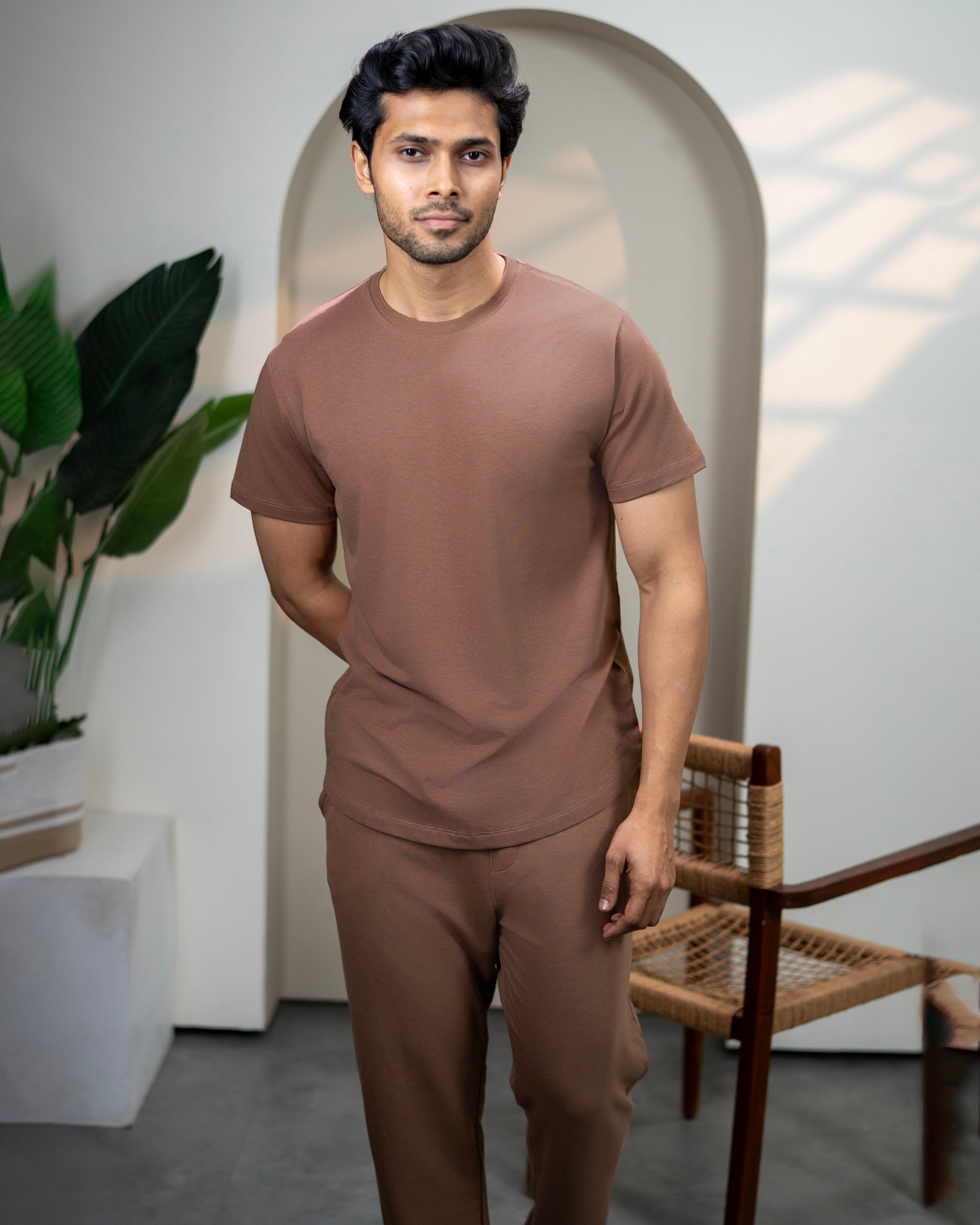 Cosmo Bamboo T-shirt  (Mystic Brown)