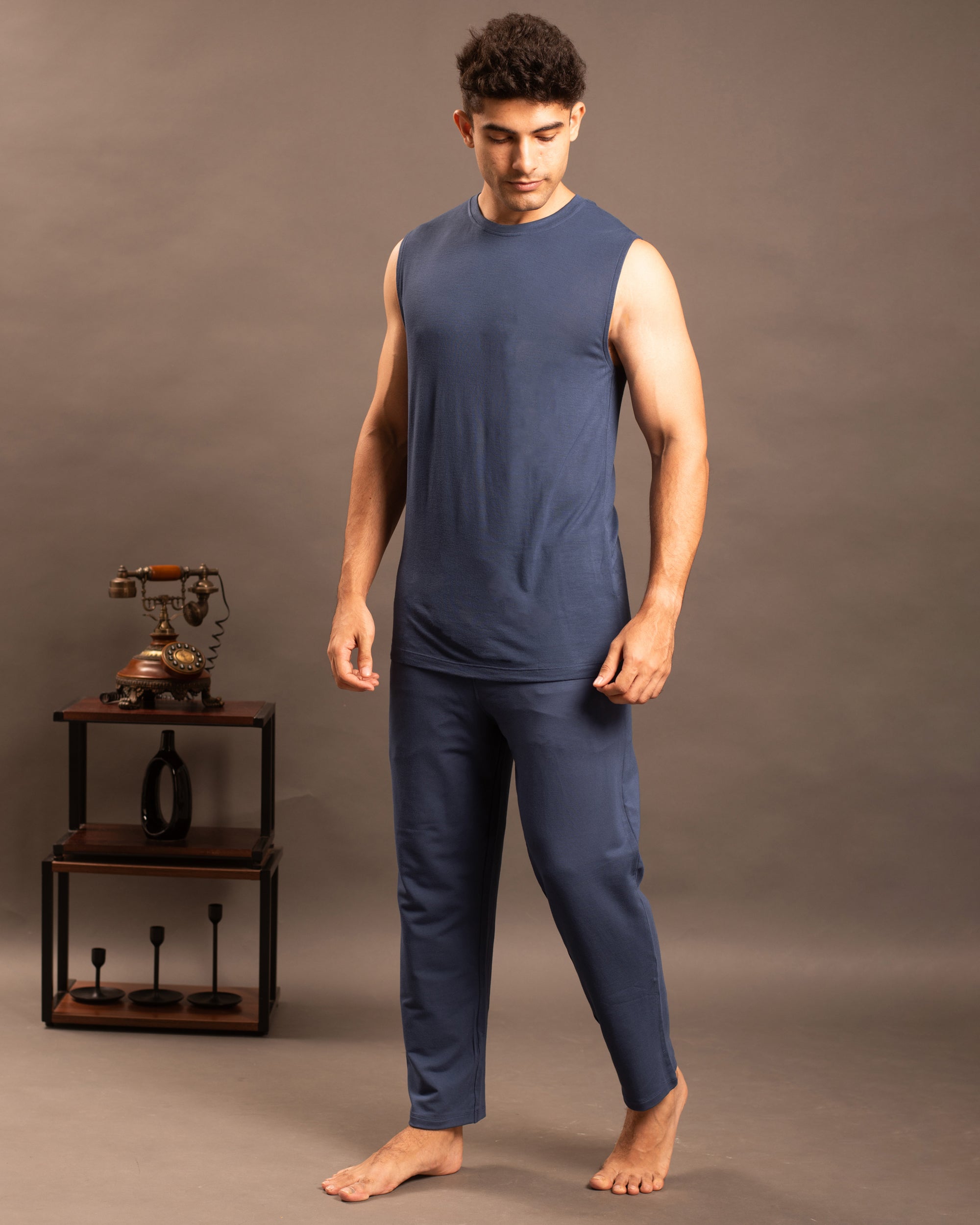 Urbanite Bamboo Pant  (Navy Blue)