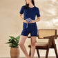 Celine Bamboo Tee  (Night Blue)