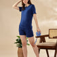 Celine Bamboo Tee  (Night Blue)