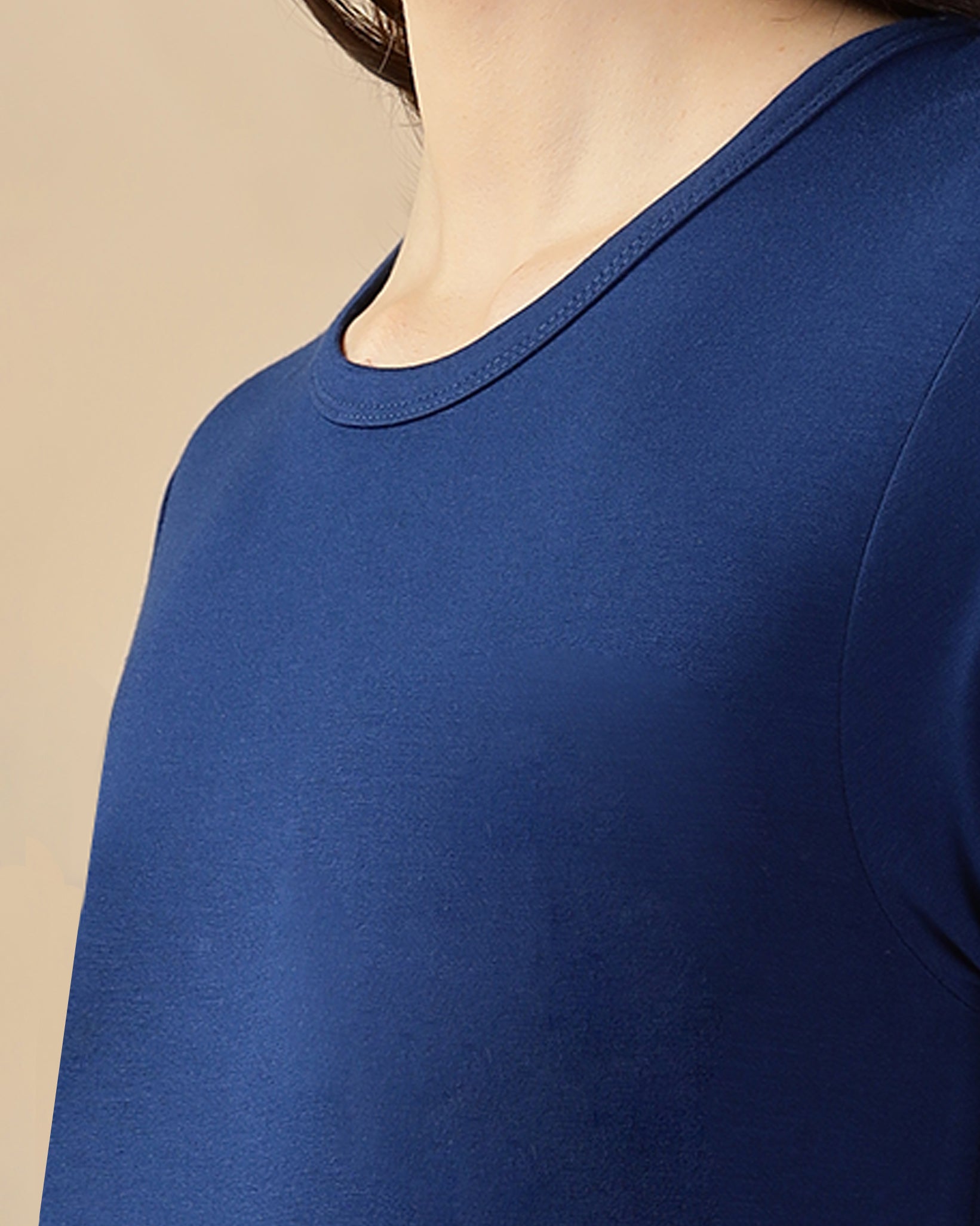 Estelle Bamboo Tee  (Night Blue)