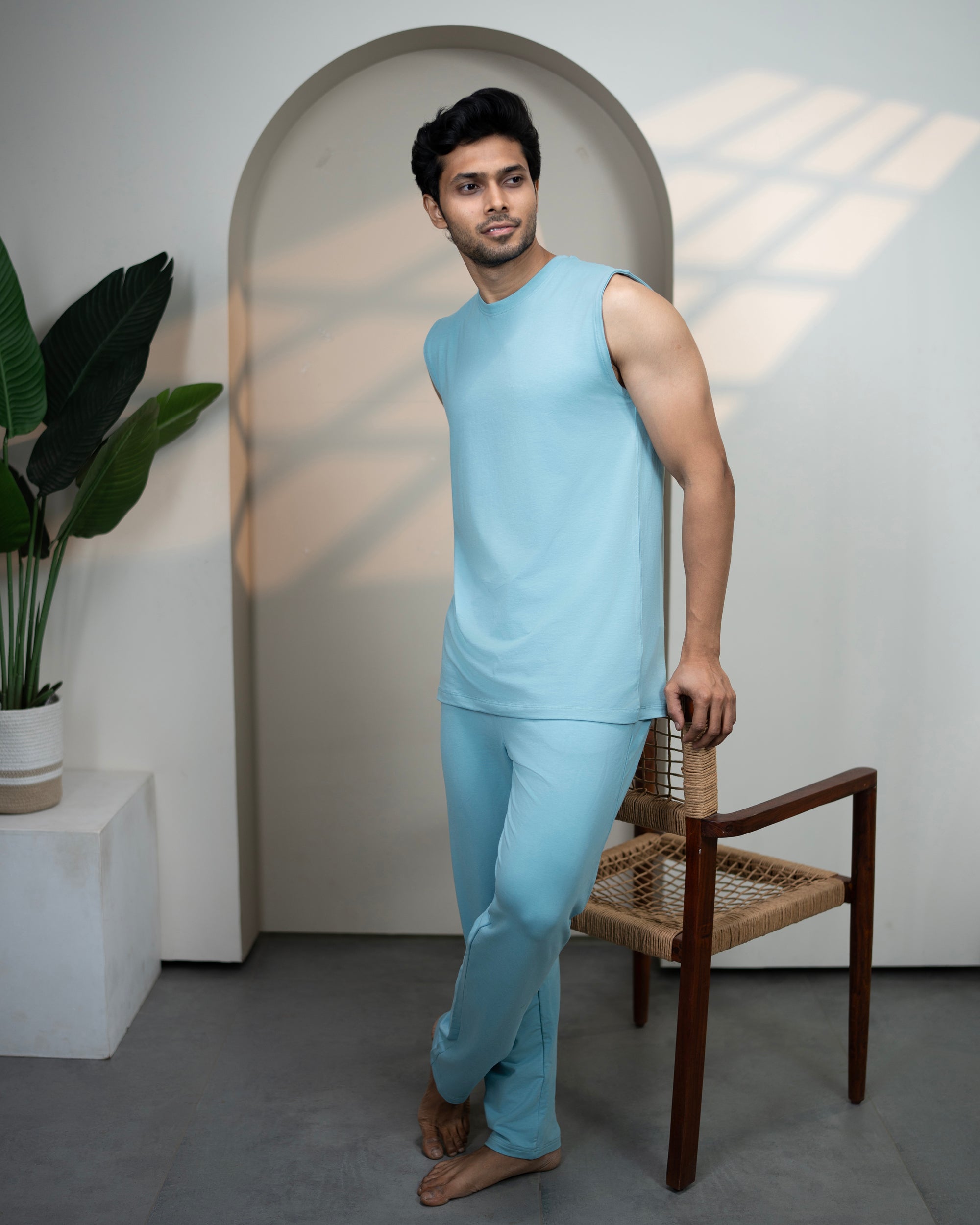 Urbanite Bamboo Pant  (Nile Blue)