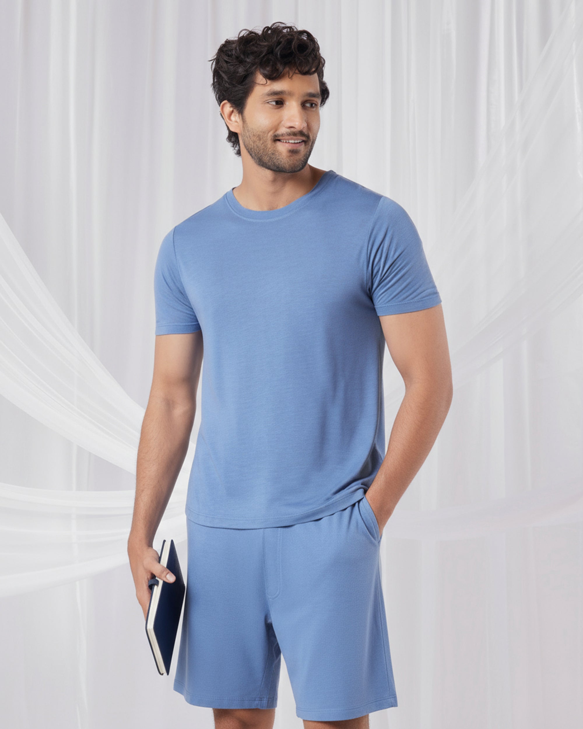 Cosmo Bamboo T-Shirt  (Serene Blue)