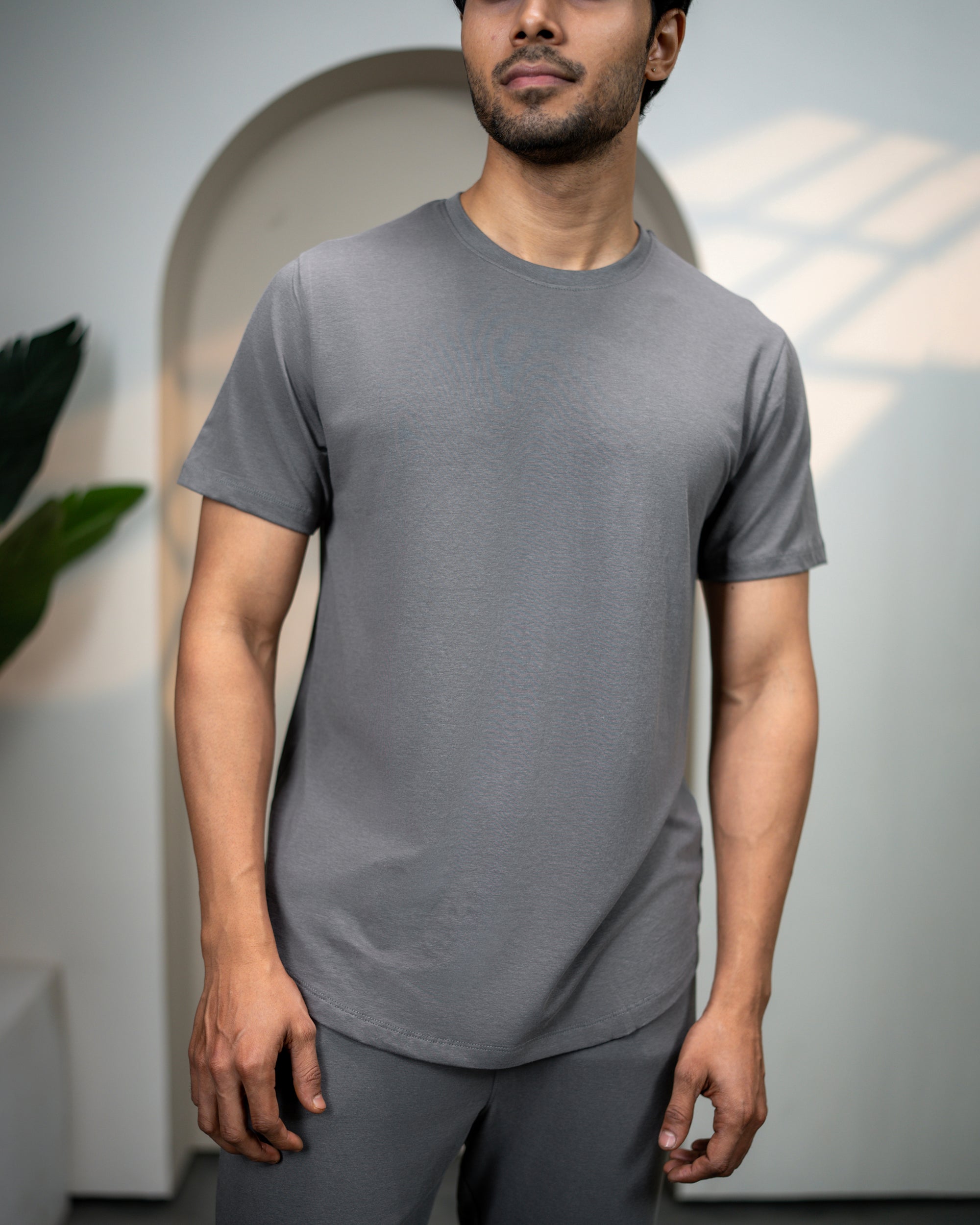 Cosmo T-Shirt + Pant  (Stone Grey)