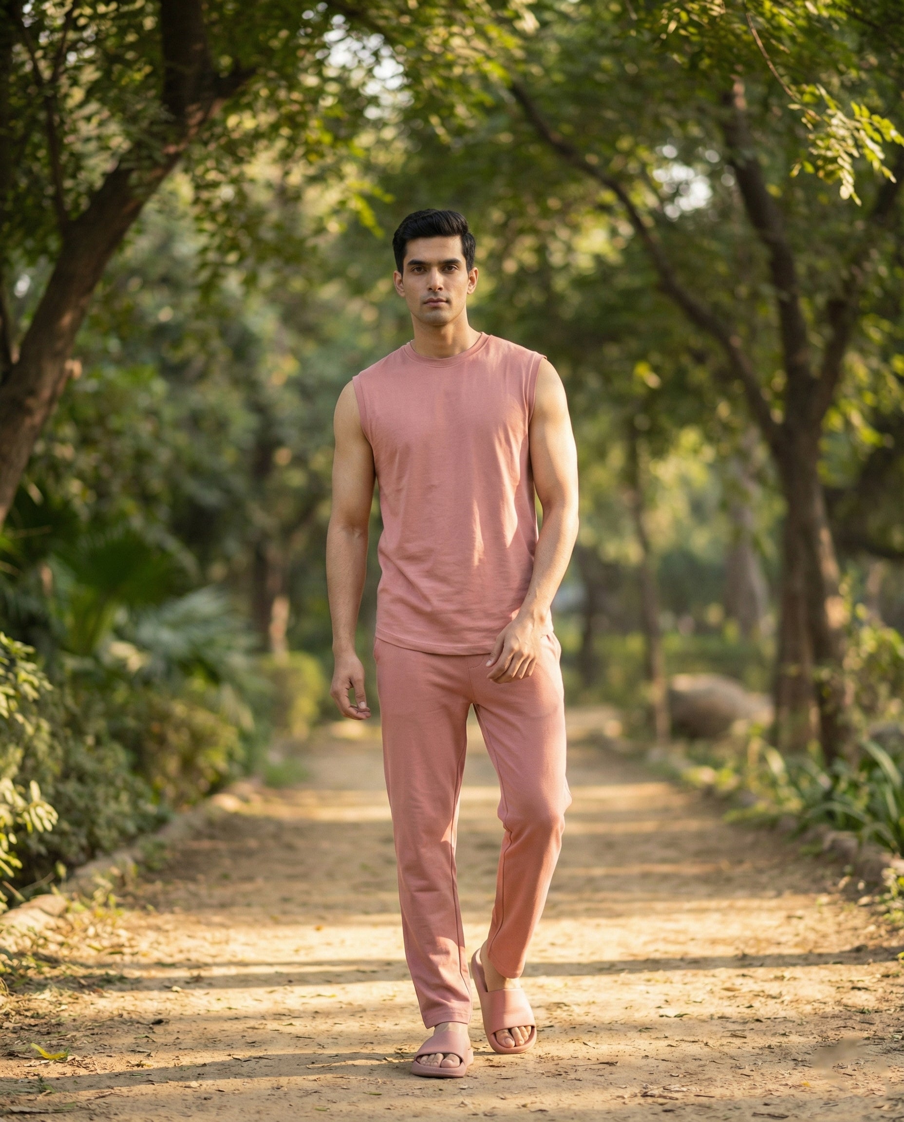 AirKnit Tee + pant  (Terracotta)
