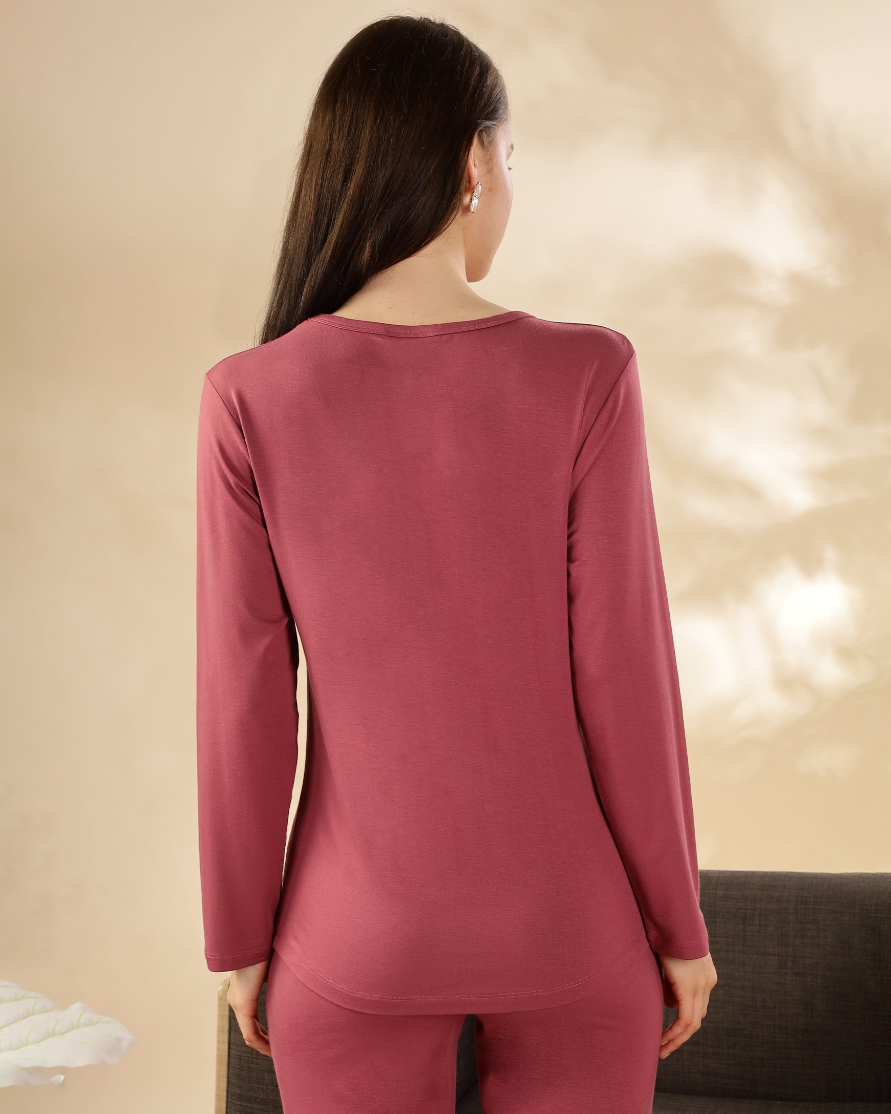 Estelle Bamboo Tee  (Wild Rose)
